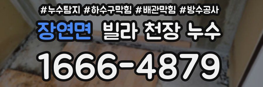 장연면 빌라 천장 누수