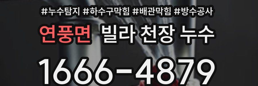 연풍면 빌라 천장 누수