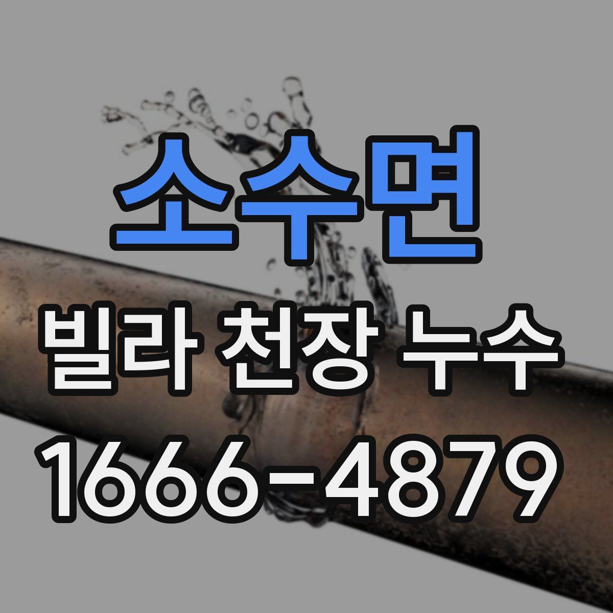 소수면 빌라 천장 누수