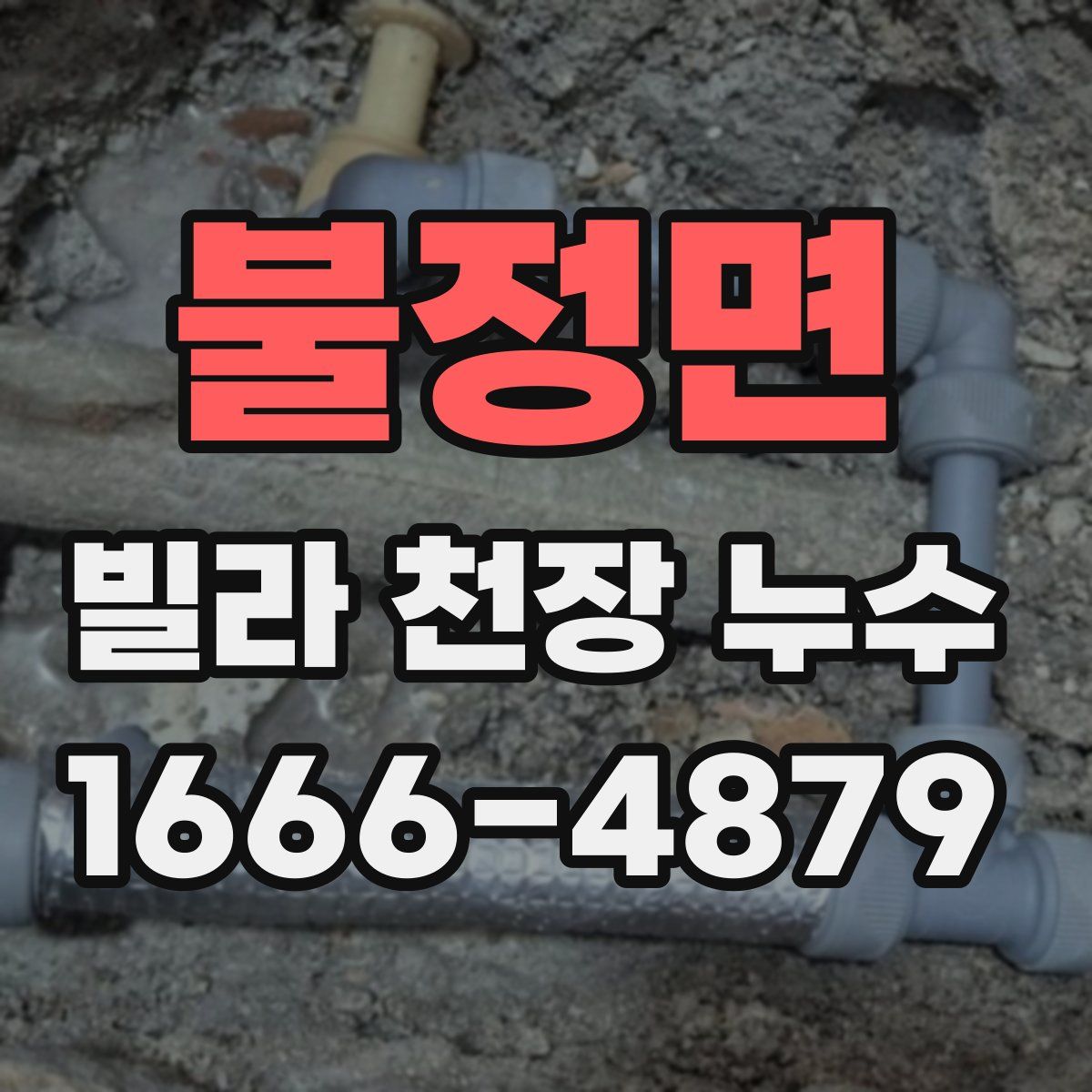 불정면 빌라 천장 누수