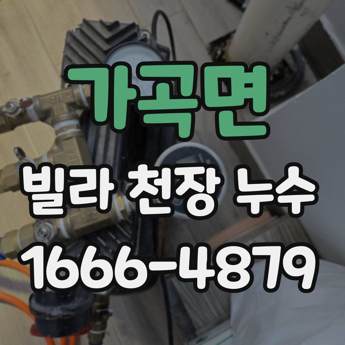 가곡면 빌라 천장 누수