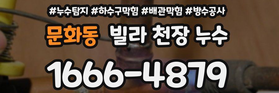 문화동 빌라 천장 누수