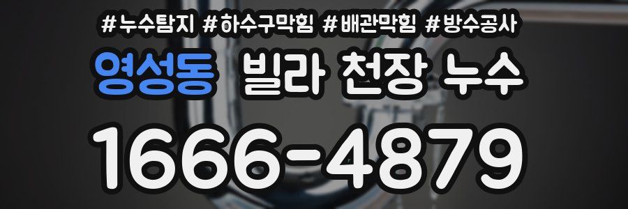 영성동 빌라 천장 누수
