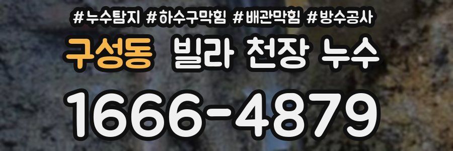 구성동 빌라 천장 누수