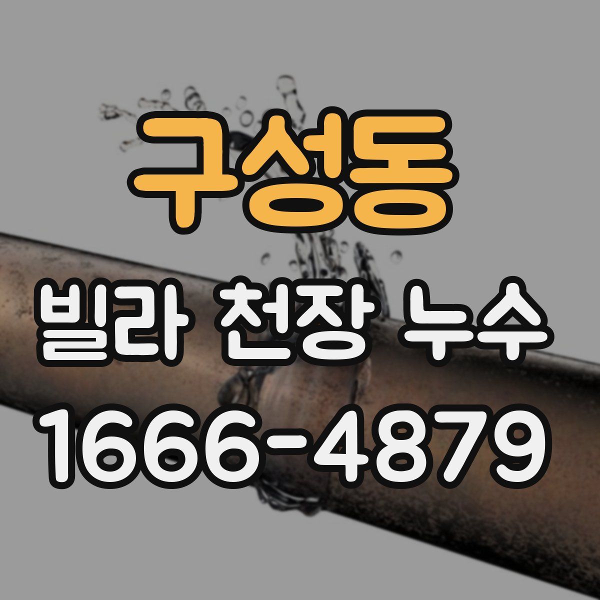 구성동 빌라 천장 누수