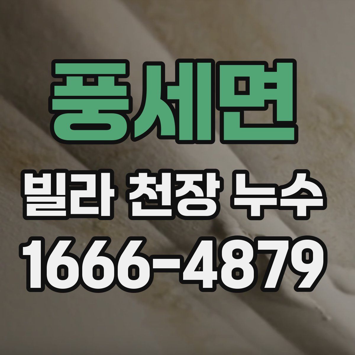 풍세면 빌라 천장 누수