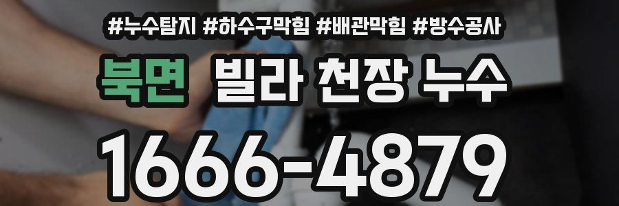 북면 빌라 천장 누수