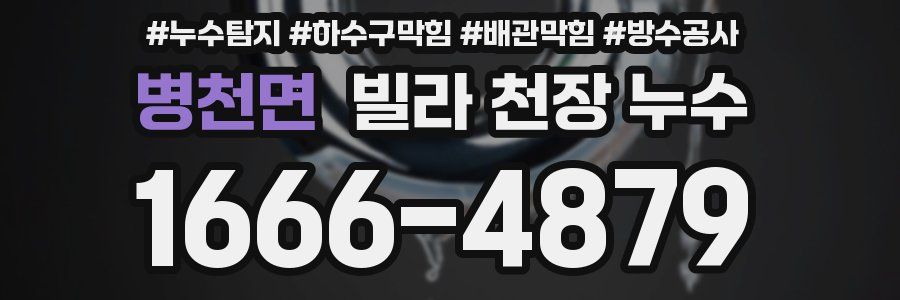 병천면 빌라 천장 누수