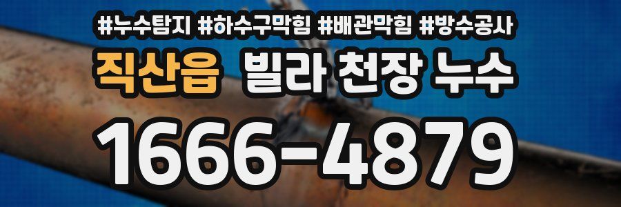 직산읍 빌라 천장 누수