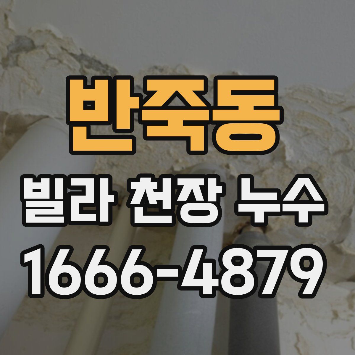 반죽동 빌라 천장 누수