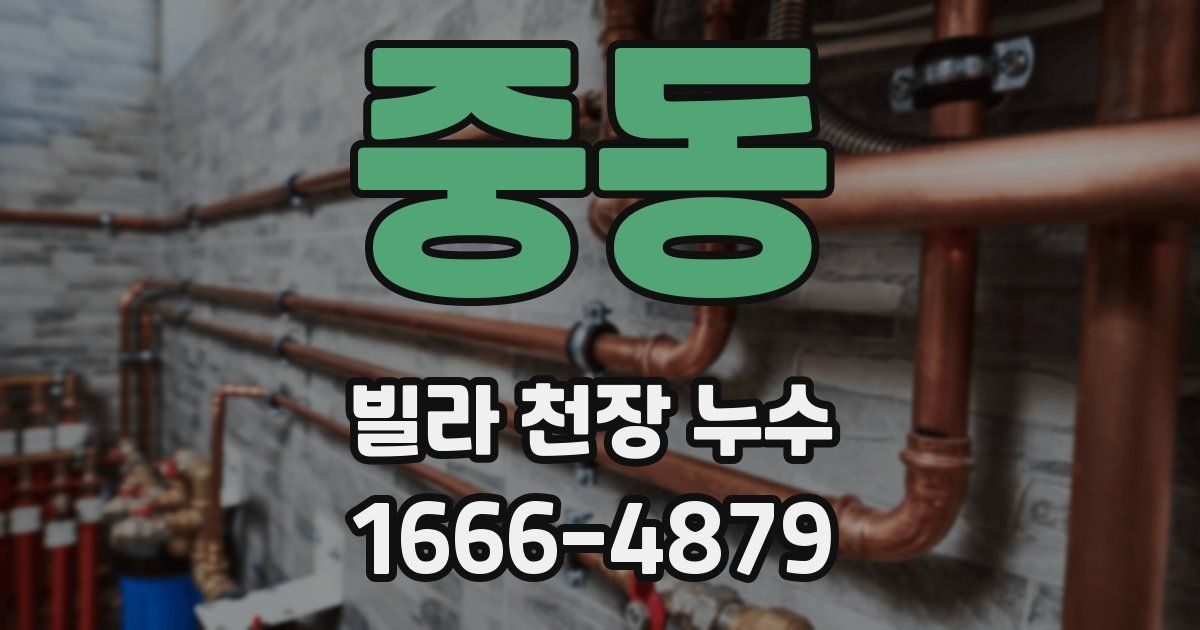 중동 빌라 천장 누수