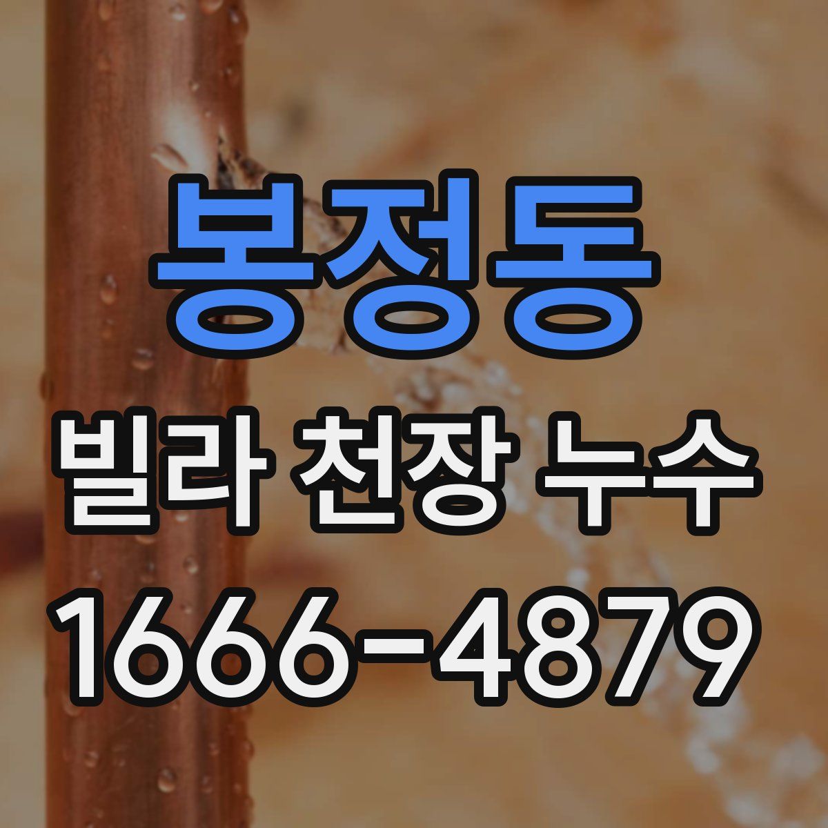 봉정동 빌라 천장 누수