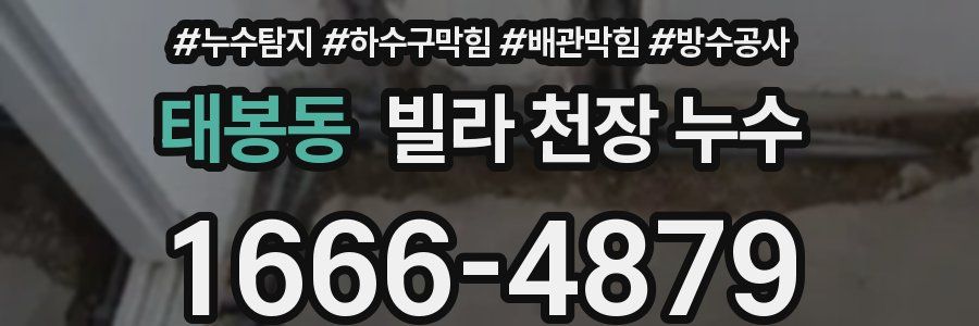 태봉동 빌라 천장 누수