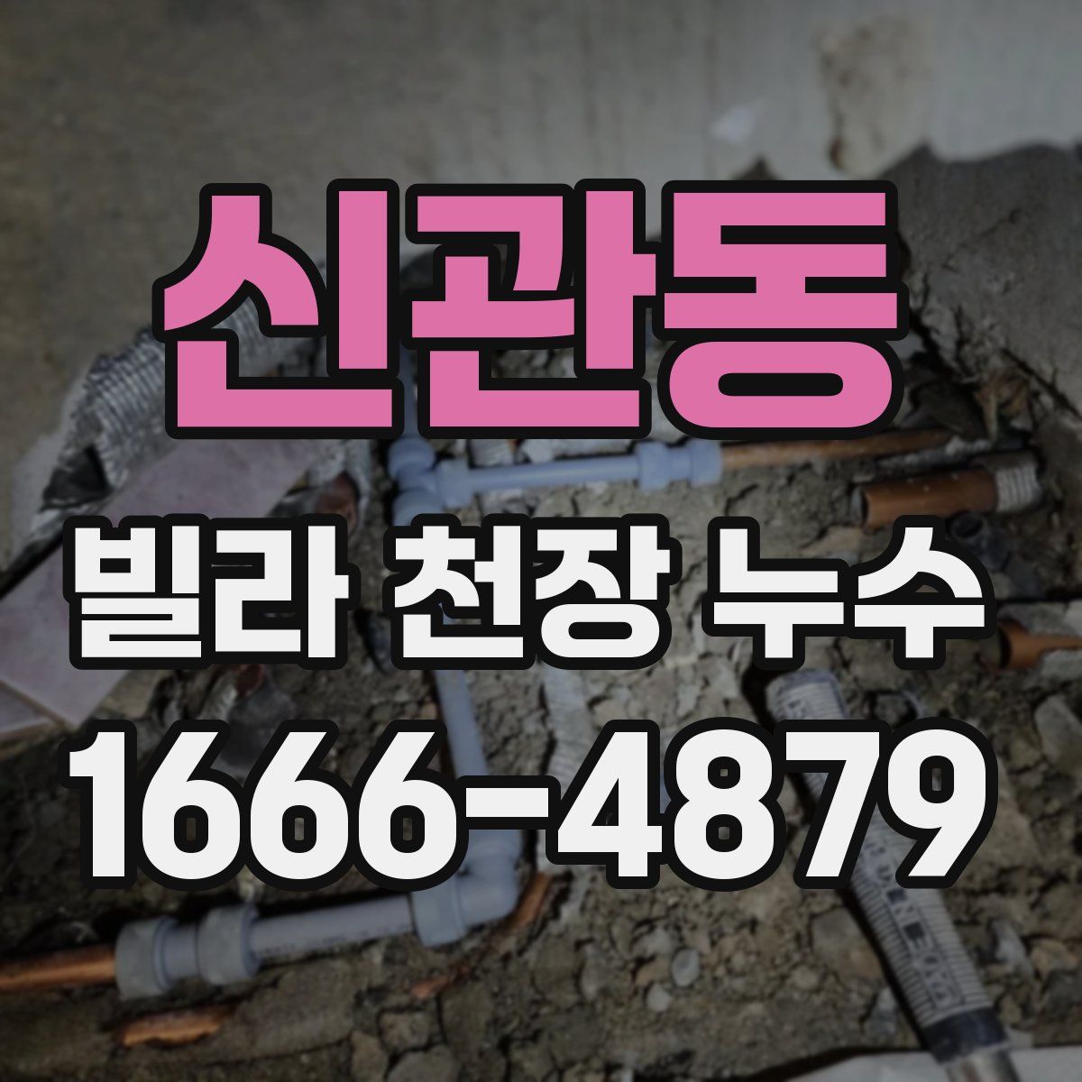 신관동 빌라 천장 누수