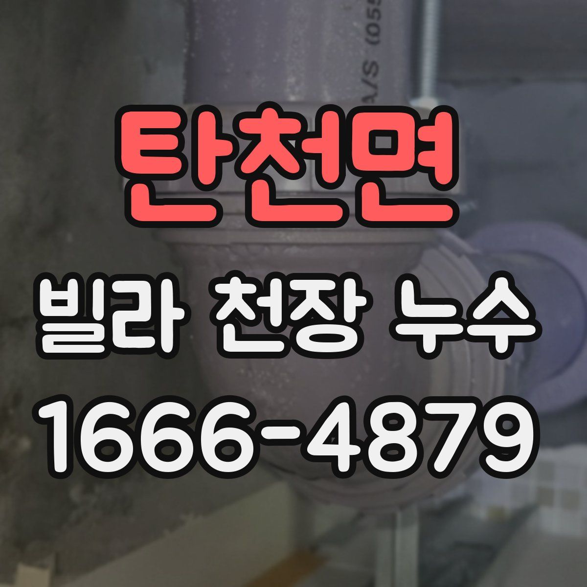 탄천면 빌라 천장 누수