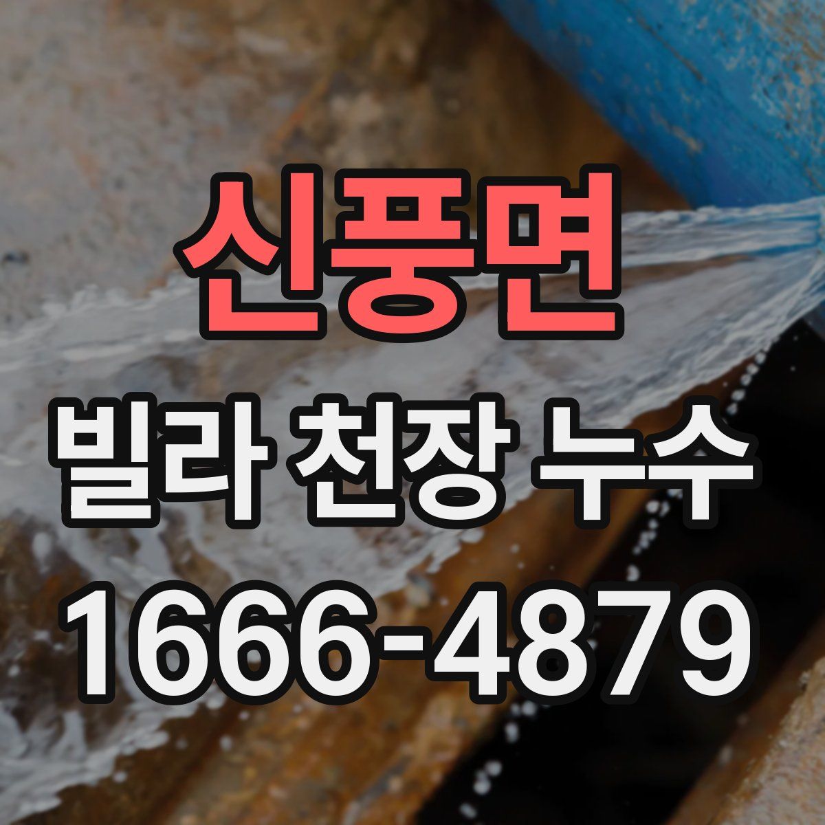 신풍면 빌라 천장 누수