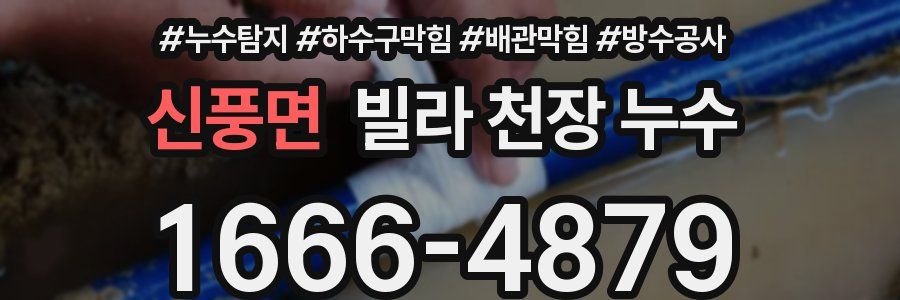 신풍면 빌라 천장 누수