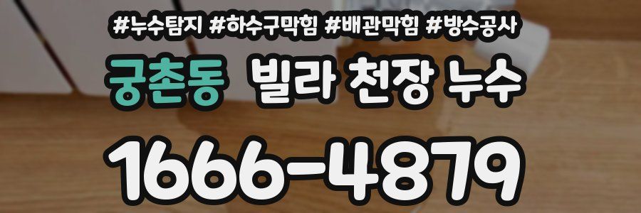 궁촌동 빌라 천장 누수