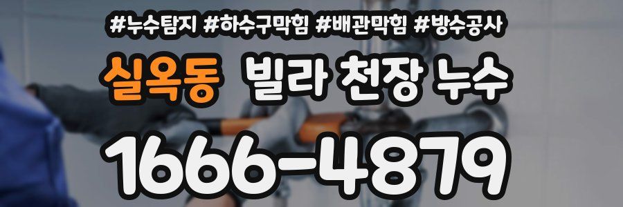 실옥동 빌라 천장 누수