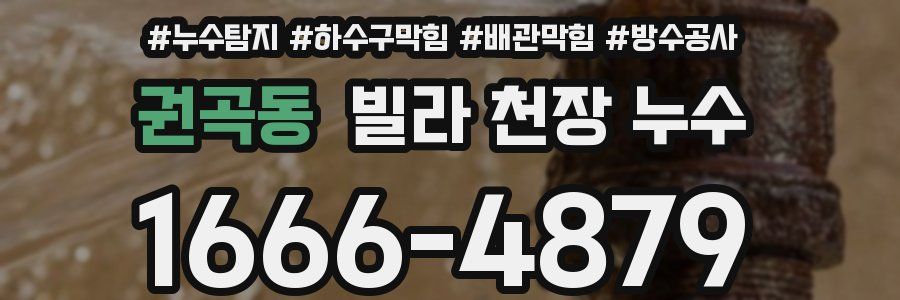 권곡동 빌라 천장 누수