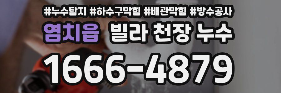 염치읍 빌라 천장 누수