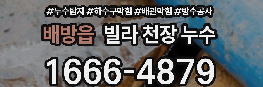 배방읍 빌라 천장 누수