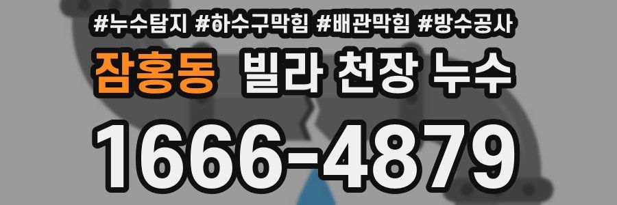 잠홍동 빌라 천장 누수