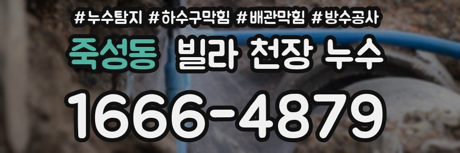 죽성동 빌라 천장 누수