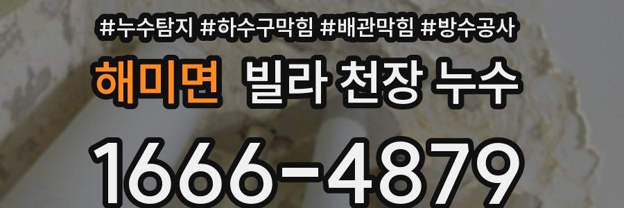 해미면 빌라 천장 누수