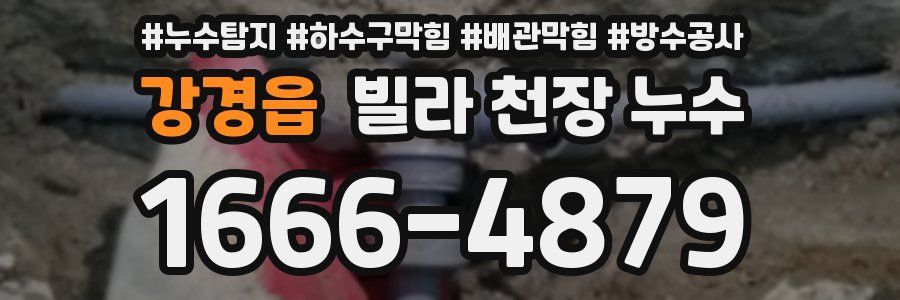 강경읍 빌라 천장 누수