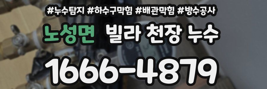 노성면 빌라 천장 누수