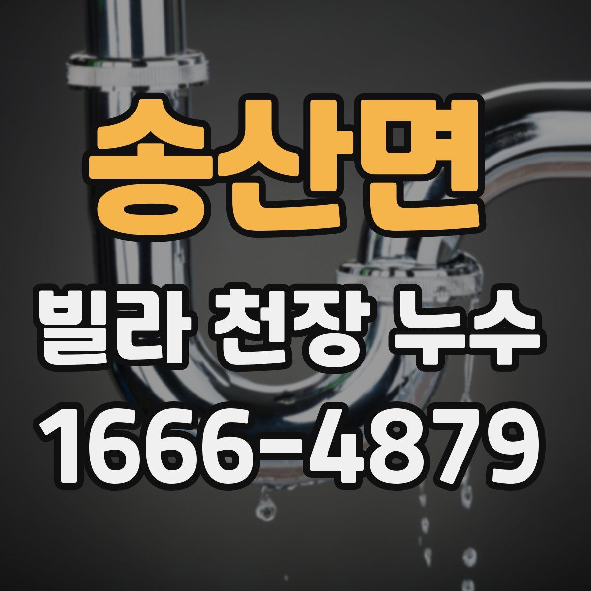 송산면 빌라 천장 누수