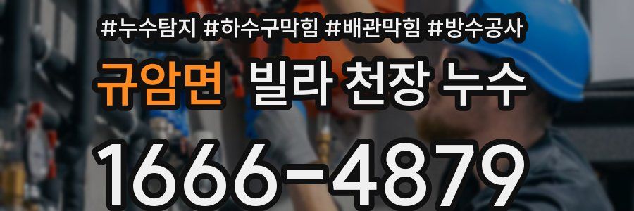 규암면 빌라 천장 누수