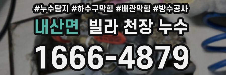 내산면 빌라 천장 누수