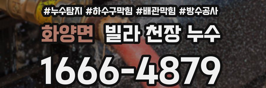 화양면 빌라 천장 누수