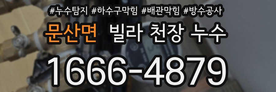 문산면 빌라 천장 누수