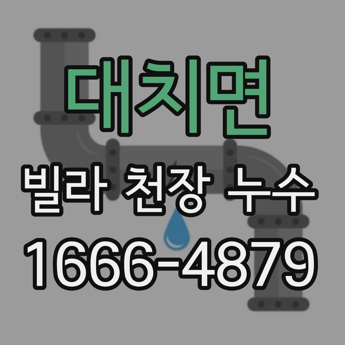 대치면 빌라 천장 누수