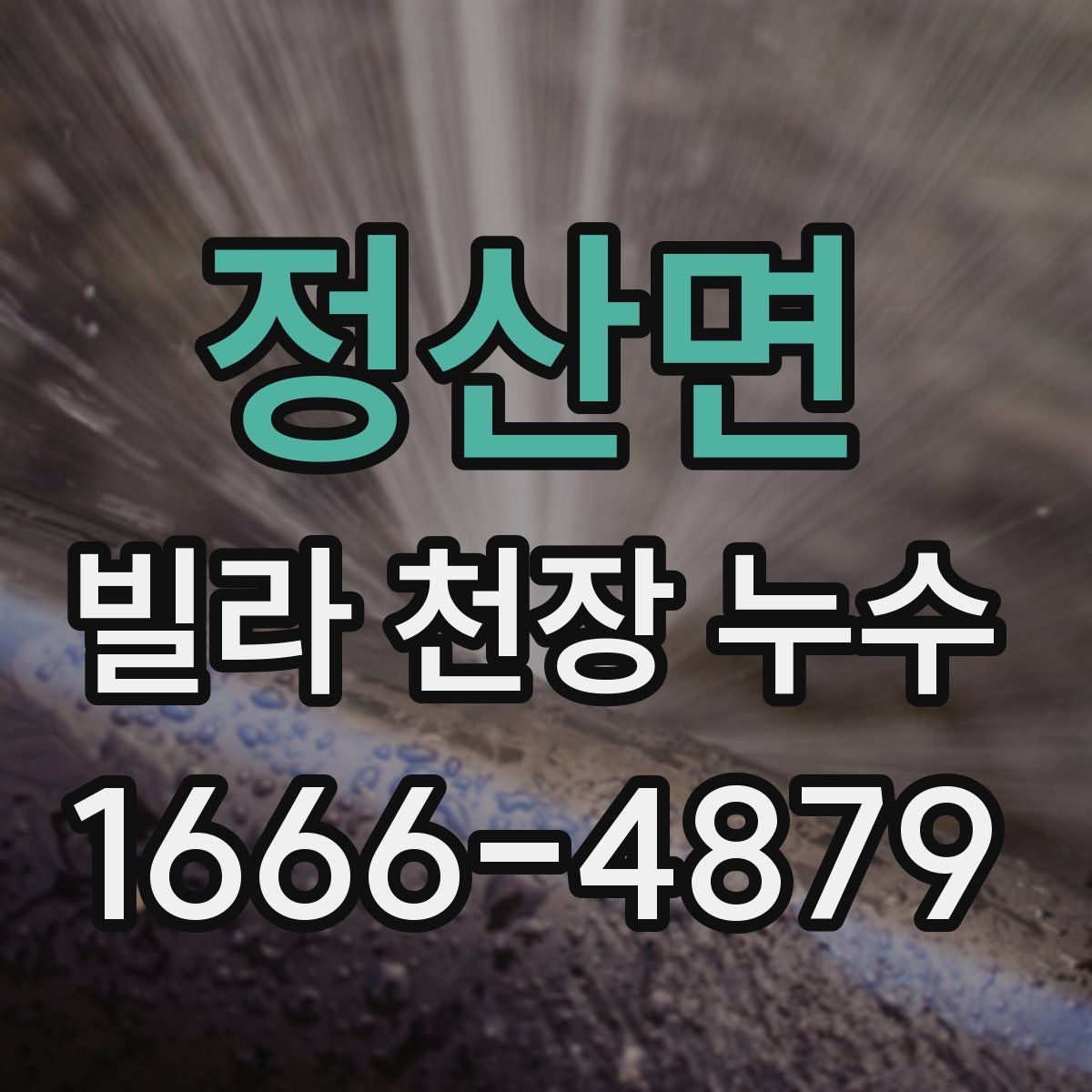 정산면 빌라 천장 누수