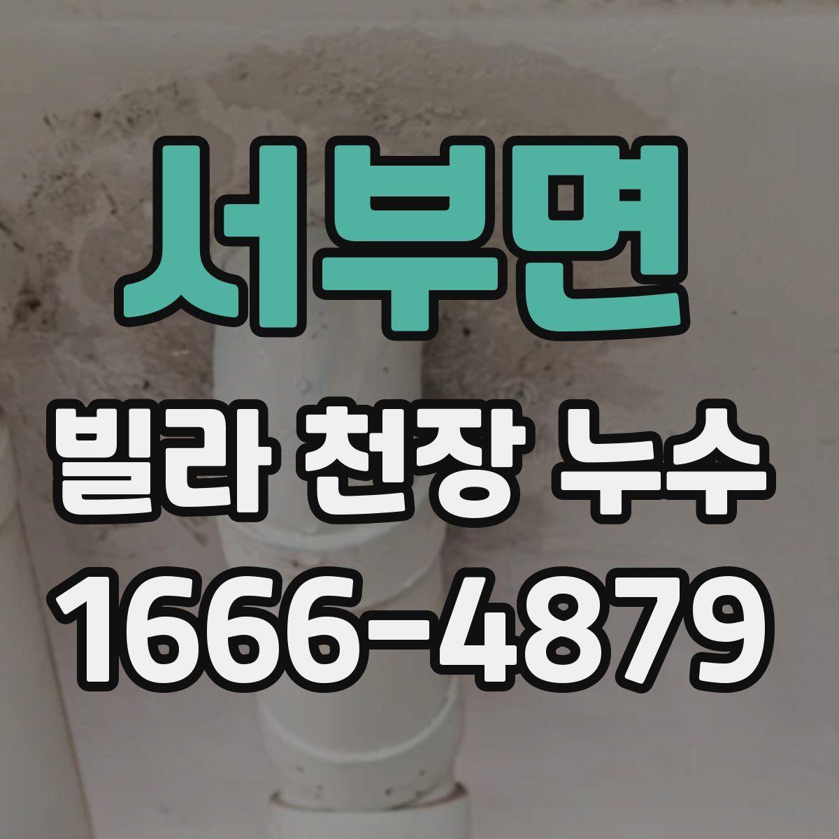 서부면 빌라 천장 누수