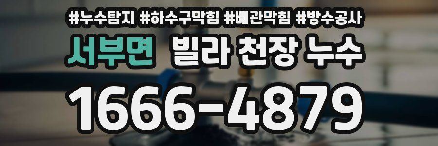 서부면 빌라 천장 누수
