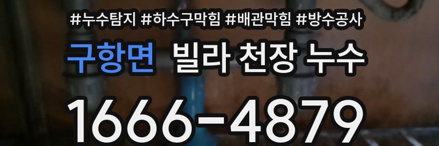 구항면 빌라 천장 누수