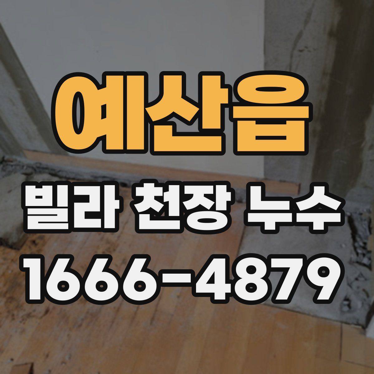 예산읍 빌라 천장 누수