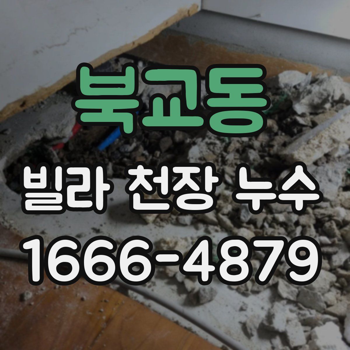 북교동 빌라 천장 누수