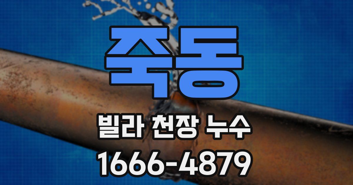 죽동 빌라 천장 누수