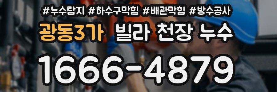 광동3가 빌라 천장 누수