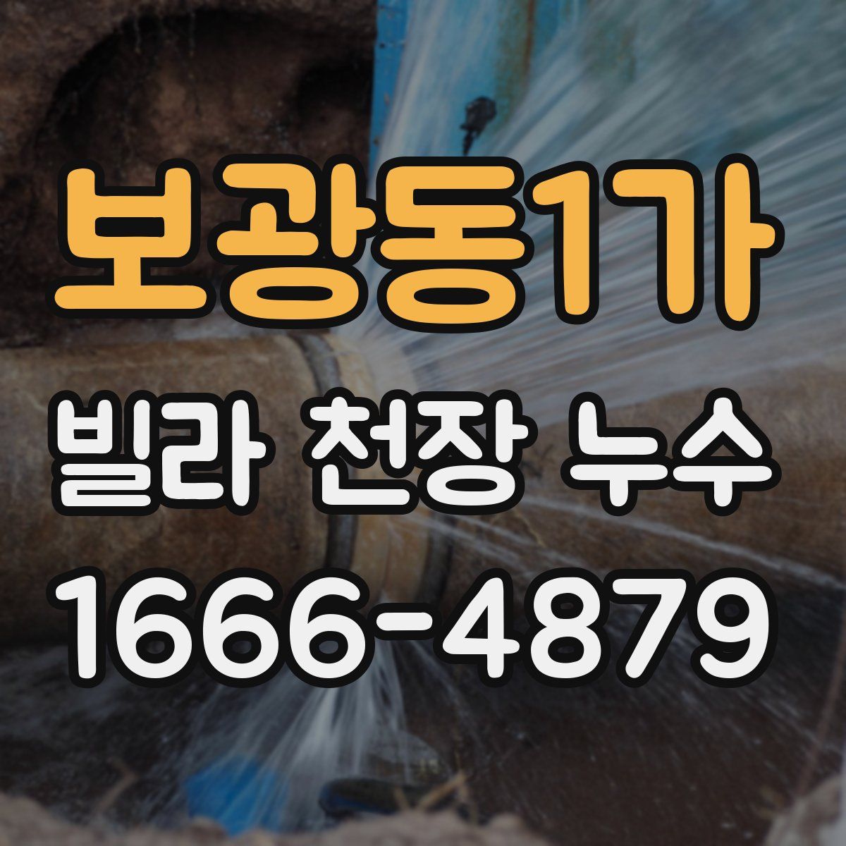 보광동1가 빌라 천장 누수