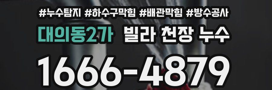 대의동2가 빌라 천장 누수