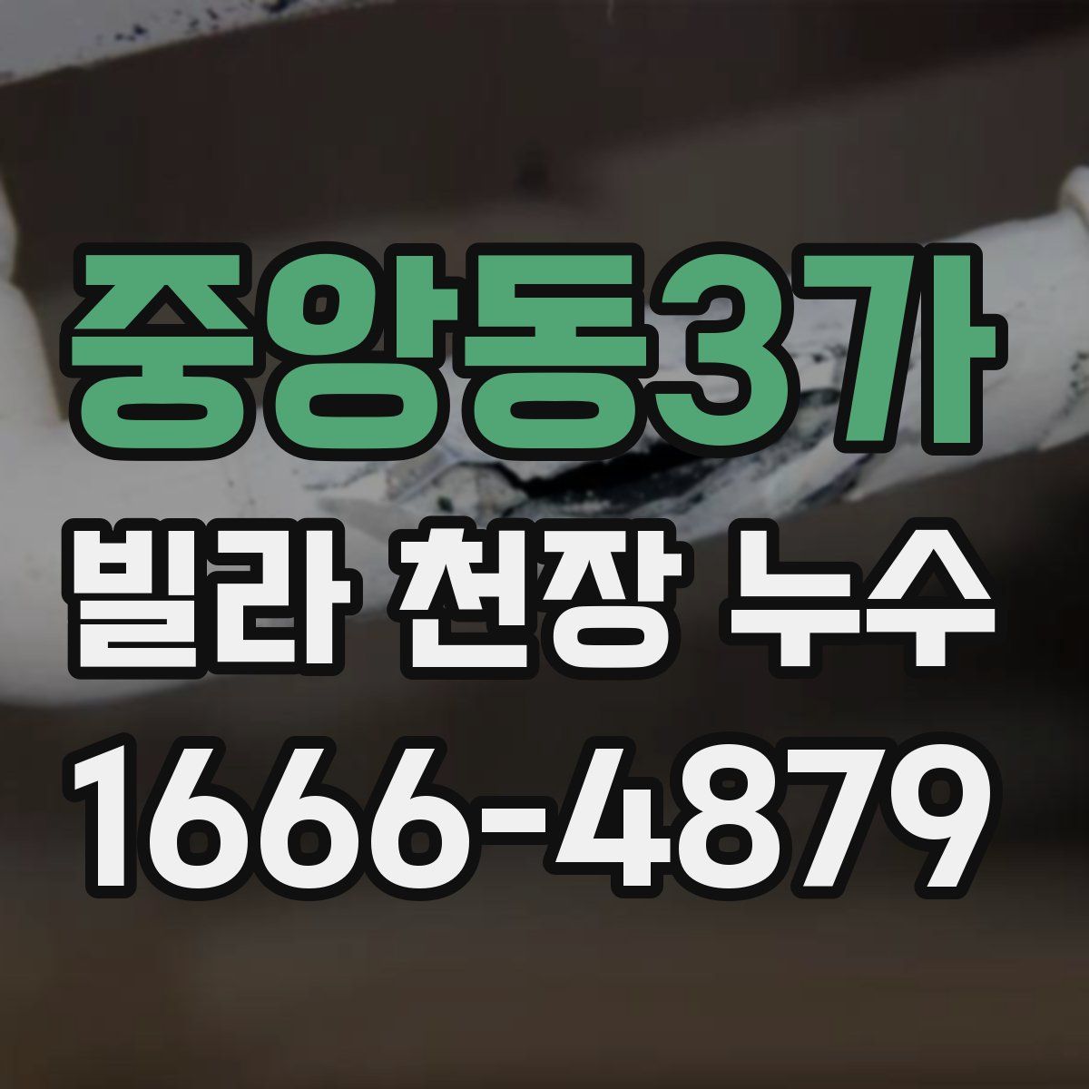 중앙동3가 빌라 천장 누수