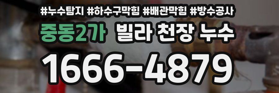 중동2가 빌라 천장 누수