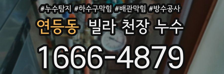 연등동 빌라 천장 누수